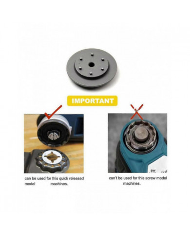 Adaptateur d’outil oscillant électrique, convertissez les lames d’outil oscillantes Starlock en adaptateur de lame [...]