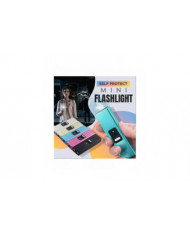 Mini lampe de poche d’autoprotection de choc électrique multifonctionnelle lampe de poche rétractable portable