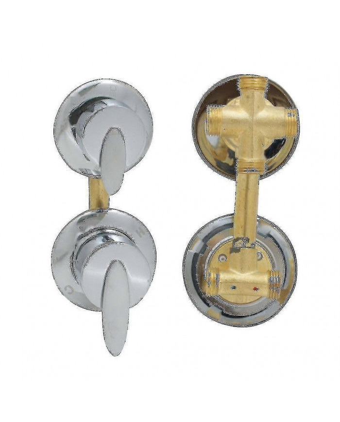 Robinet de douche à 4 voies Contrôle Robinets de salle de douche en laiton Mitigeur Cabine de douche Cabine-hao-in Stock