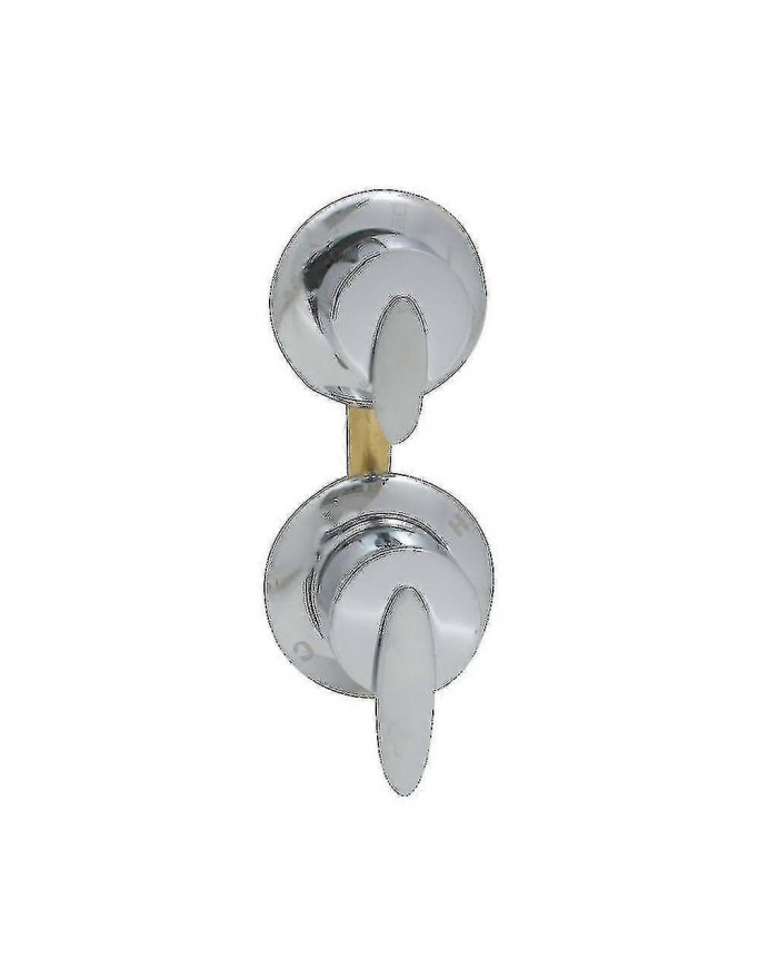 Robinet de douche à 4 voies Contrôle Robinets de salle de douche en laiton Mitigeur Cabine de douche Cabine-hao-in Stock