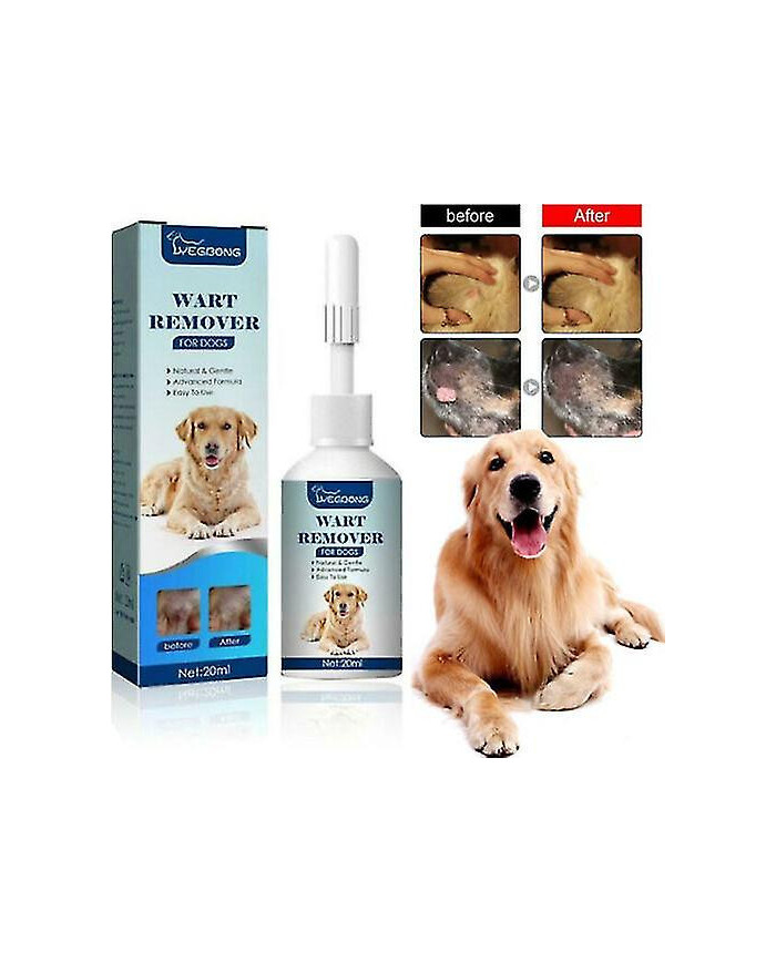 Dissolvant naturel de verrues pour chiens Étiquettes de peau de chien Traitement d’élimination des verrues pour chiens