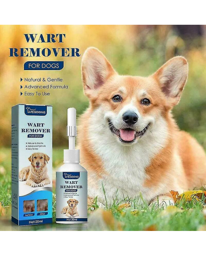 Dissolvant naturel de verrues pour chiens Étiquettes de peau de chien Traitement d’élimination des verrues pour chiens