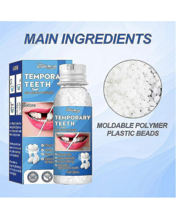 1-3x 2024 Nouveau Dents Fortes Réparation Dentaire Ciment Permanent Cavité De Ciment Dentaire Kit De Remplissage [...]