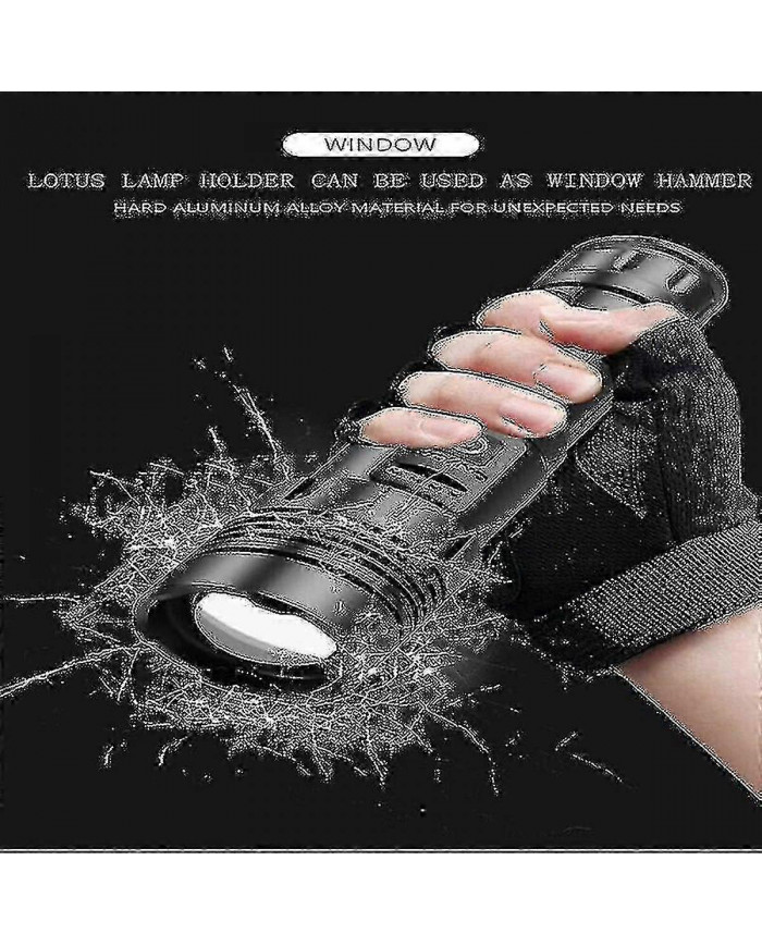 1000000 Lumens Super Lumineux Led Tactique Lampe De Poche Rechargeable Led Lampe De Travail