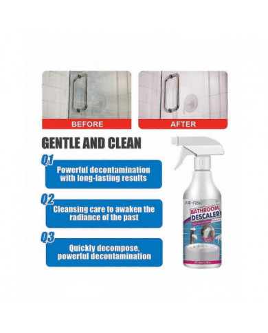 3pcs détartrant de salle de bain nettoyant puissant Retirer rapidement l’agent de nettoyage de mousse pour [...]