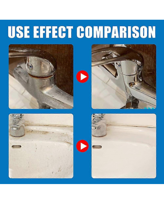 3pcs détartrant de salle de bain nettoyant puissant Retirer rapidement l’agent de nettoyage de mousse pour [...]