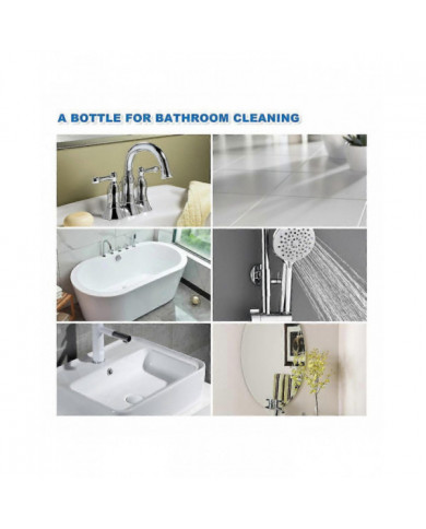 3pcs détartrant de salle de bain nettoyant puissant Retirer rapidement l’agent de nettoyage de mousse pour [...]