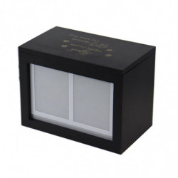 Pet Urns for Dog Cats Ashes, Loss Pet Memorial Remembrance Gift, Dog Frame Urns Wooden Pet Memorial