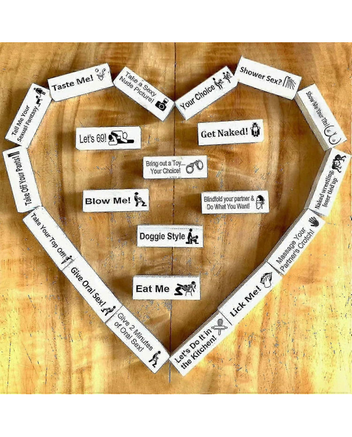 Super Naughty Block Tower Game - Idées de soirée de couple d’activités, idées de soirée de rendez-vous coquine, [...]