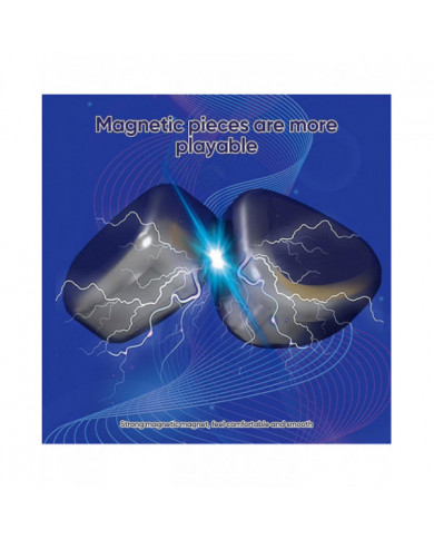 Jeu d’échecs magnétique, 2024 Nouveau jeu de société Magnet Stone Jeu de stratégie, Jeu d’aimant de table amusant [...]