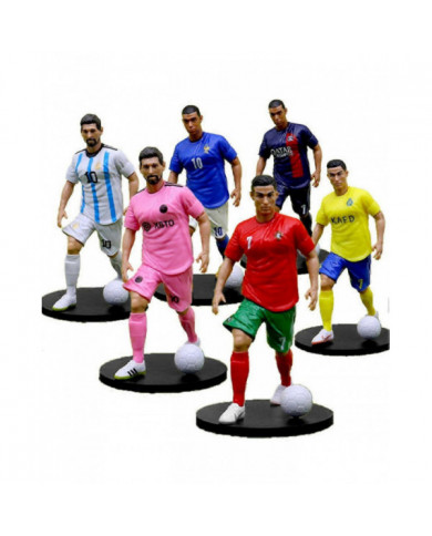 6pcs Nouvelle Star de Football FIFA C.Ronaldo Messi Mbappe Modèle Poupées Dessin Animé Mignon Action Figure [...]