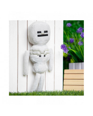 Minecraft Skeleton Plush Doll Stuffed Toy Ultra Soft Doll Birthday Gift For Kids
