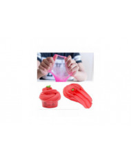 60ml Butter Slime Non-sticky With Charm Super Soft Stress Relief Fruit Cherry Slime Toy For Children