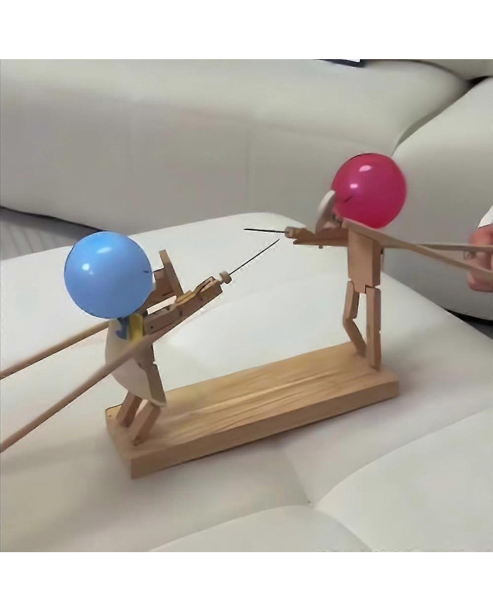 Bataille d’homme en bambou en ballon, 2024 Nouvelles marionnettes d’escrime en bois faites à la main, jeu de [...]