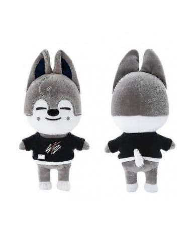 Cartoon Stray Kids Skzoo Peluche Jouets 21cm Peluche Peluche Poupée En Peluche Bbokari Wolf Chan Leebit Dwaekki Jinir