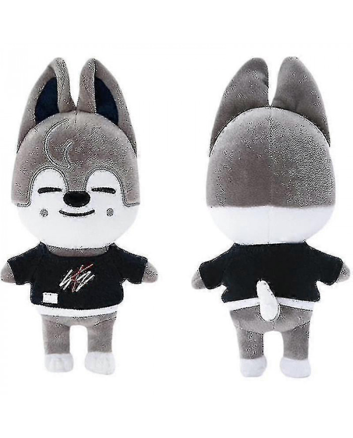 Cartoon Stray Kids Skzoo Peluche Jouets 21cm Peluche Peluche Poupée En Peluche Bbokari Wolf Chan Leebit Dwaekki Jinir