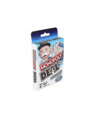 Monopoly Deal Jeu de cartes rapide pour les familles, les enfants de 8 ans et plus et les joueurs de 2 à 5 ans