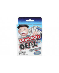 Monopoly Deal Jeu de cartes rapide pour les familles, les enfants de 8 ans et plus et les joueurs de 2 à 5 ans