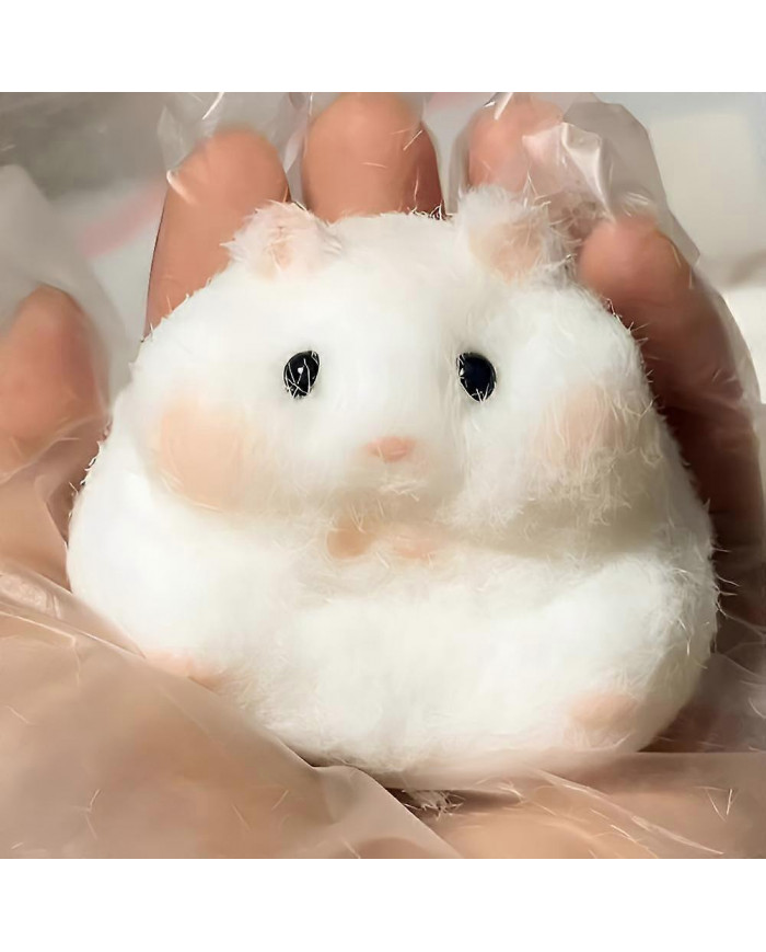 fait à la main Taba Squishy Petit Hamster Silicone Squeeze Jouet pour le soulagement du stress Mignon Hamster [...]