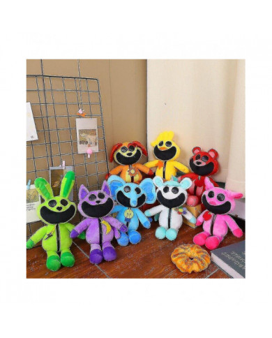 Créatures souriantes Catnap en peluche, peluche Animal peluche jouet d’anniversaire de Noël