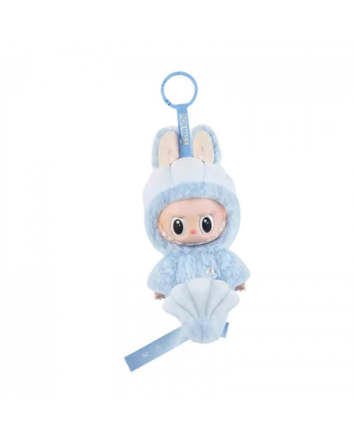 Labubu Peluche Porte-clés Pendentif Jouet Dessin animé avec Accessoires Porte-clés Jouet en peluche LES MONSTRES