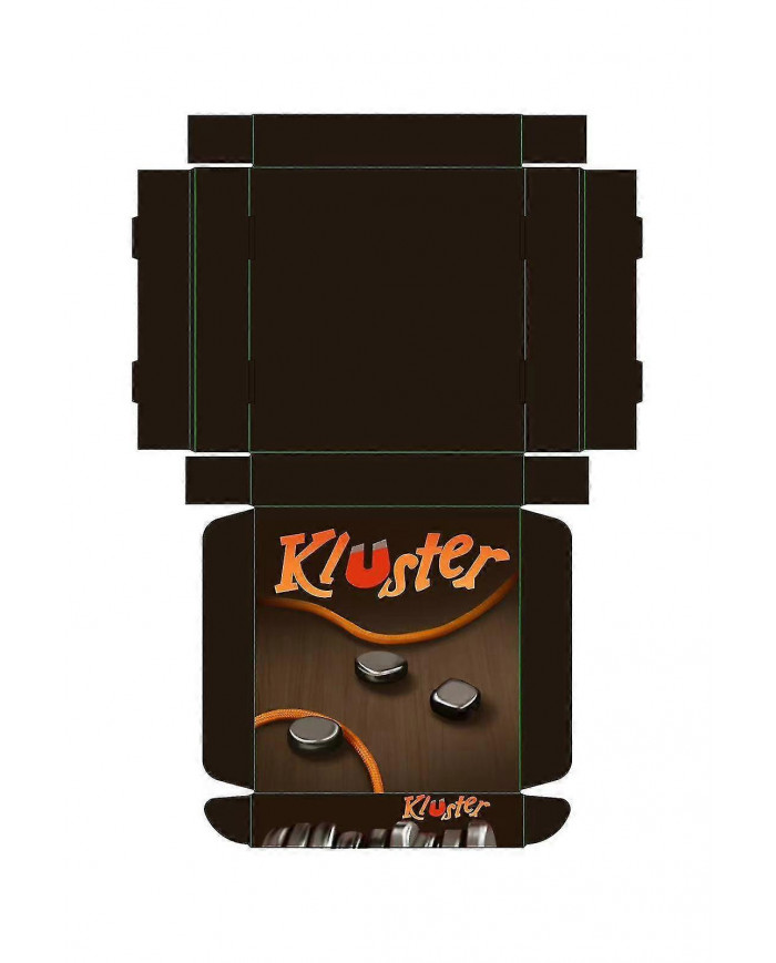 Jeu d’adresse Kluster Magnet Pierres magnétiques Jeu de fête à jouer en famille ou entre amis de 1 à 4 joueurs.