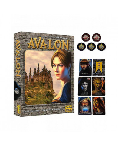 The Resistance Avalon Card Game Indie Board & Cards Social Deduction Party Strategy Cards Game Board Game