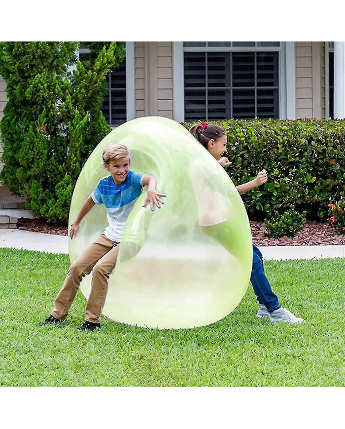 2pcs Kids Bubble Ball Jouet Géant Gonflable Plage Eau Plage Boule En Caoutchouc Jelly Ballon Pour Les Enfants