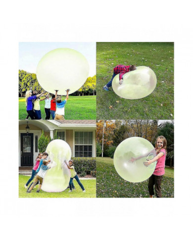 2pcs Kids Bubble Ball Jouet Géant Gonflable Plage Eau Plage Boule En Caoutchouc Jelly Ballon Pour Les Enfants