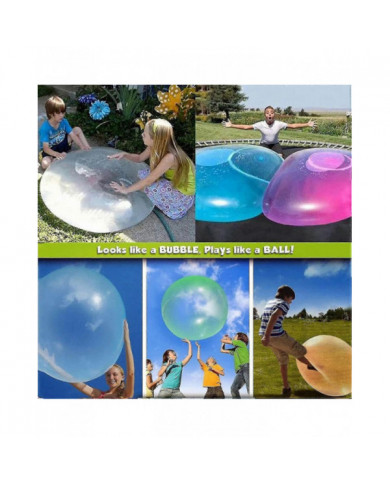 2pcs Kids Bubble Ball Jouet Géant Gonflable Plage Eau Plage Boule En Caoutchouc Jelly Ballon Pour Les Enfants