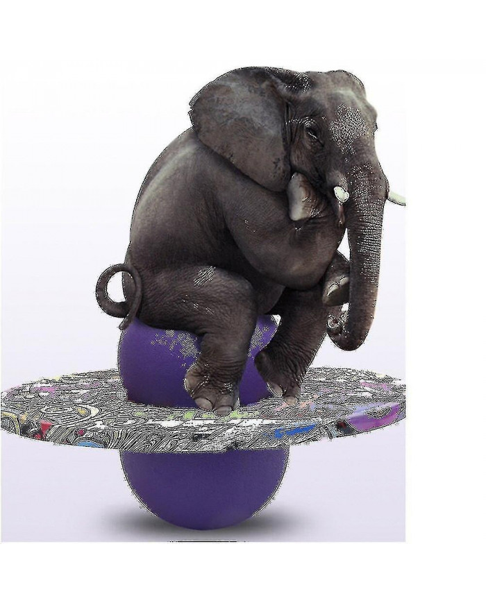 Pogo Jumping Ball Balance Board avec poignée d’exercice antidéflagrant Balle rebondissante