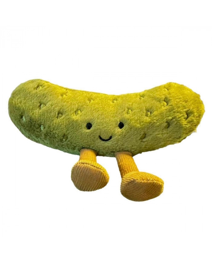 Vert Cornichon Peluche Poupée Petit Végétal Nourriture Coussin Décoration Cadeau D'anniversaire Des Enfants