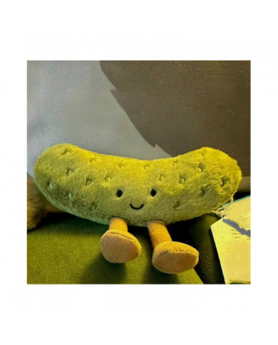 Vert Cornichon Peluche Poupée Petit Végétal Nourriture Coussin Décoration Cadeau D'anniversaire Des Enfants