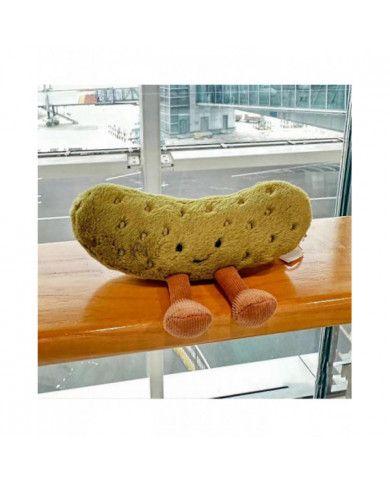 Vert Cornichon Peluche Poupée Petit Végétal Nourriture Coussin Décoration Cadeau D'anniversaire Des Enfants