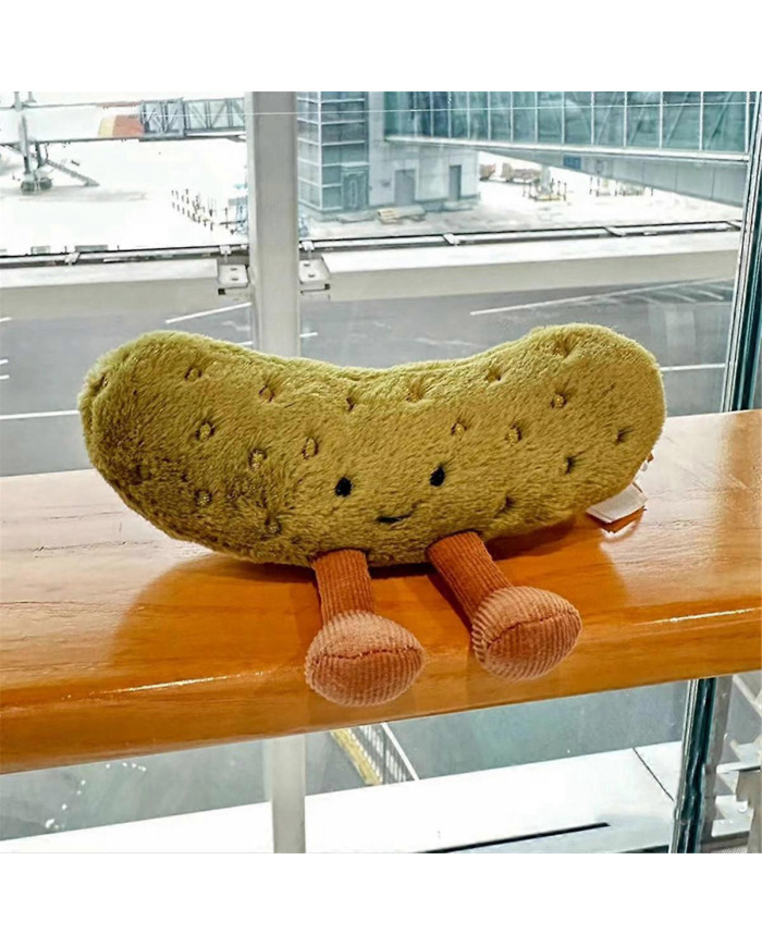 Vert Cornichon Peluche Poupée Petit Végétal Nourriture Coussin Décoration Cadeau D'anniversaire Des Enfants