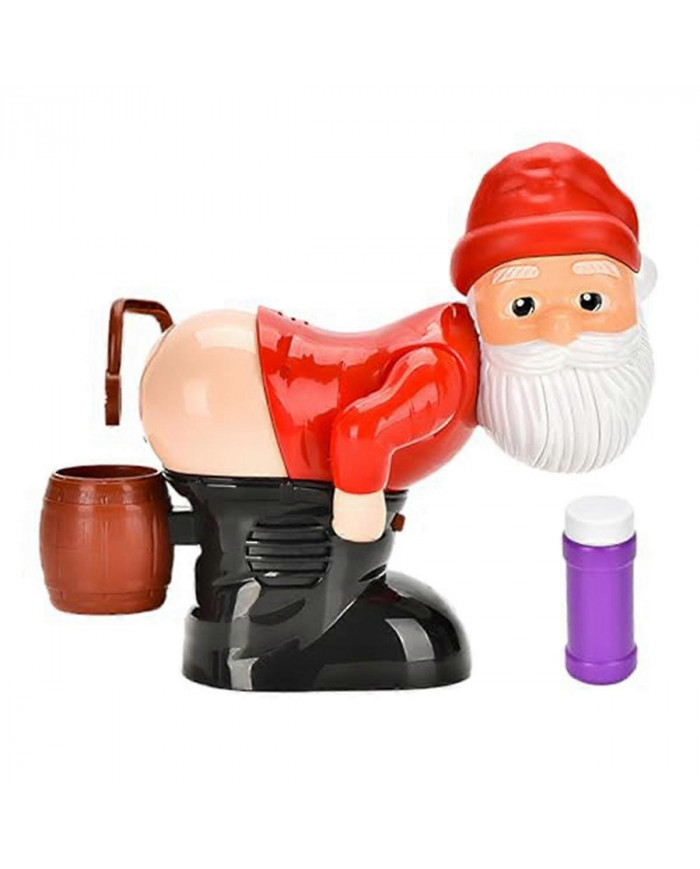 Machine à souffler les bulles du Père Noël drôle avec lumières clignotantes et musique, souffleur de bulles de [...]