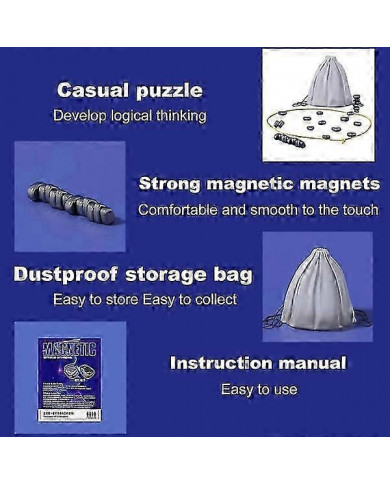 Jeu de société Jeu d’échecs magnétique Jeu de société magnétique Jeu de société magnétique amusant Jeu de [...]