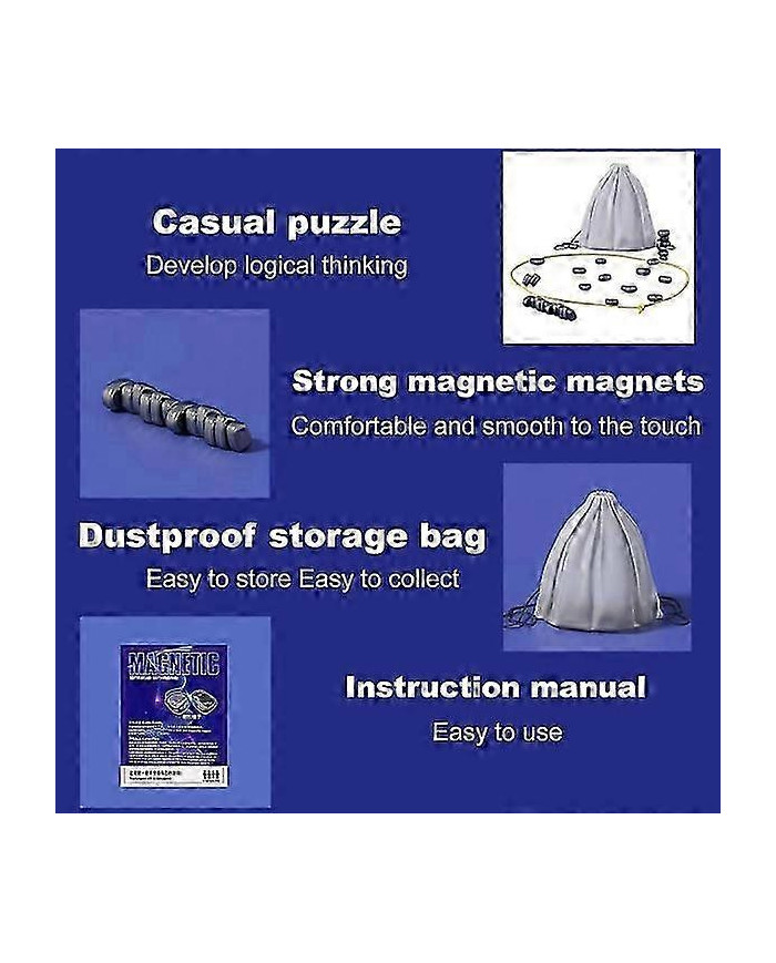 Jeu de société Jeu d’échecs magnétique Jeu de société magnétique Jeu de société magnétique amusant Jeu de [...]