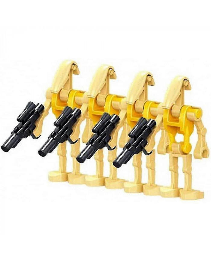 28pcs Pack De Combat Soldats, Généraux Et Droïdes Avec Armes Figurine Ensemble, Blocs De Construction Figurines [...]