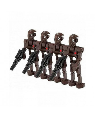 28pcs Pack De Combat Soldats, Généraux Et Droïdes Avec Armes Figurine Ensemble, Blocs De Construction Figurines [...]