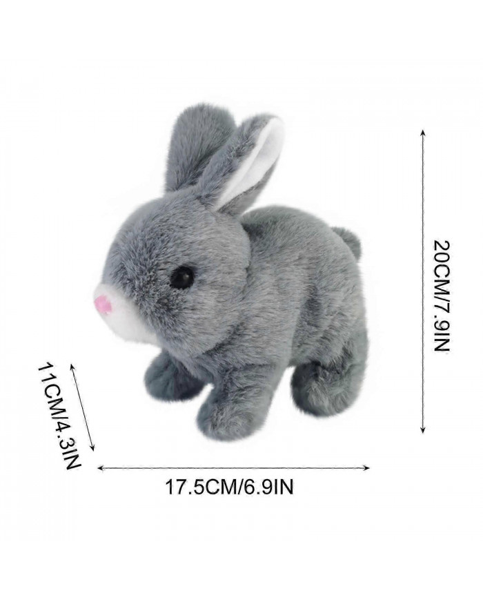 Jouets De Lapin Jouets Interactifs Les lapins peuvent marcher et parler, Jouet de lapin en peluche de Pâques [...]