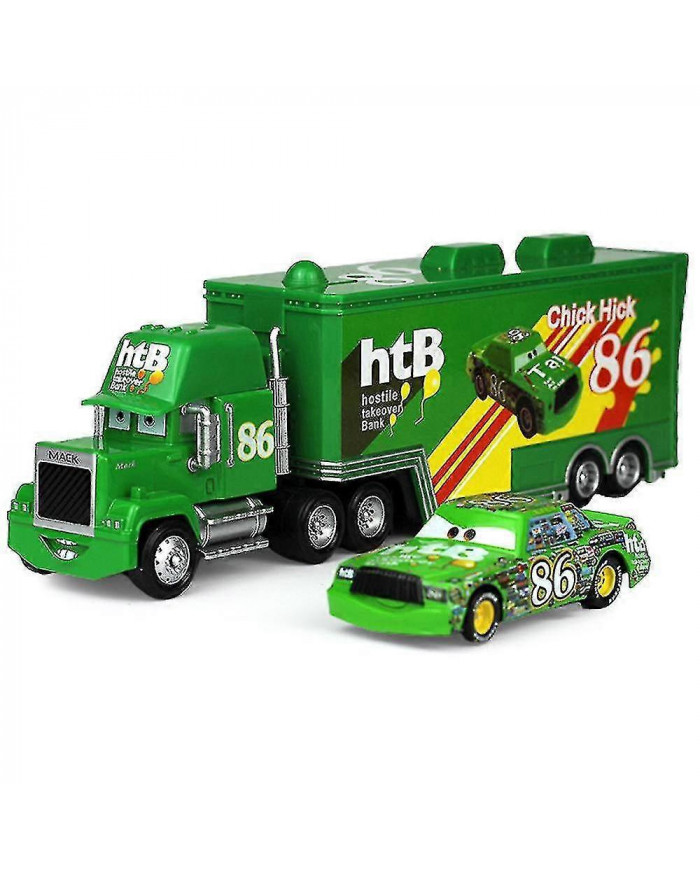 Voitures 2 3 Film Mcqueen The King Chick Hicks Mack Truck Oncle Truck & Sports Car Toys Set Fans Enfants Cadeaux [...]