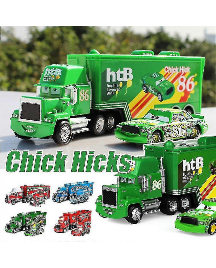 Voitures 2 3 Film Mcqueen The King Chick Hicks Mack Truck Oncle Truck & Sports Car Toys Set Fans Enfants Cadeaux [...]