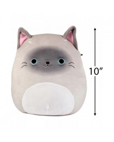 10 » Felton le chat siamois - sous licence officielle Kellytoy peluche - collection doux & spongieux Kitty peluche [...]