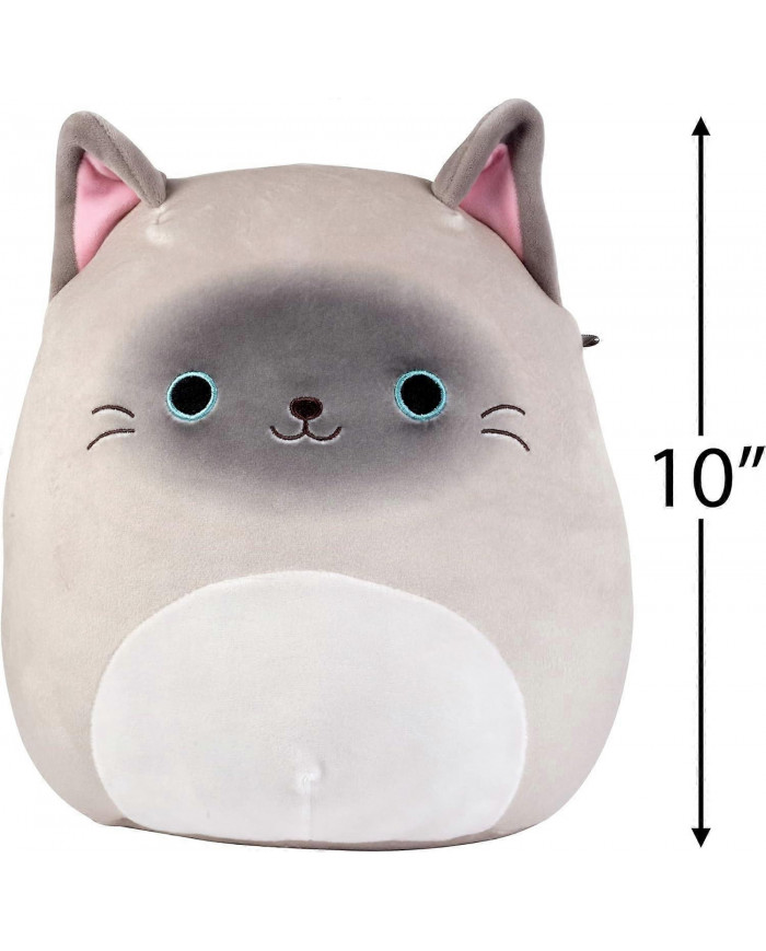 10 » Felton le chat siamois - sous licence officielle Kellytoy peluche - collection doux & spongieux Kitty peluche [...]