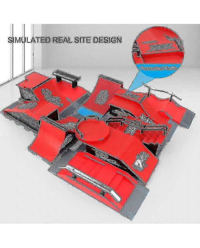 Finger Skateboards Skate Park Ramp Parts Deck Sport Game pour les enfants