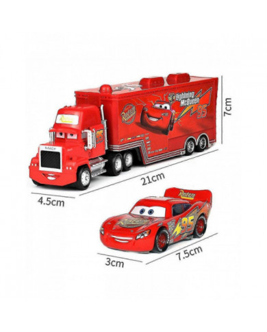 Voitures 2 3 Film Lightning Mcqueen Le roi Chick Hicks Mack Camion Oncle Truck Sports Toy Car Set Enfants Cadeau [...]
