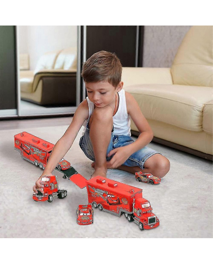 Voitures 2 3 Film Lightning Mcqueen Le roi Chick Hicks Mack Camion Oncle Truck Sports Toy Car Set Enfants Cadeau [...]