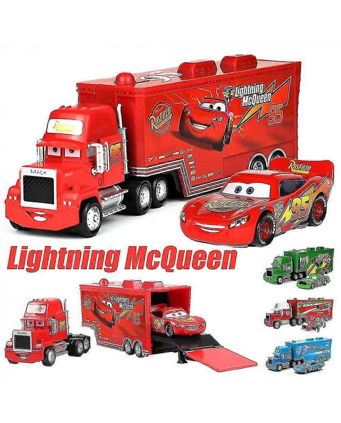 Voitures 2 3 Film Lightning Mcqueen Le roi Chick Hicks Mack Camion Oncle Truck Sports Toy Car Set Enfants Cadeau [...]
