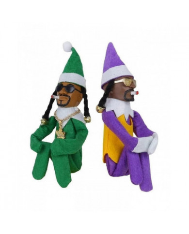 Snoop sur un perron poupée elfe de Noël poupée elfe noir 118 pouces fait à la main Hip Hop poupée jouets en [...]